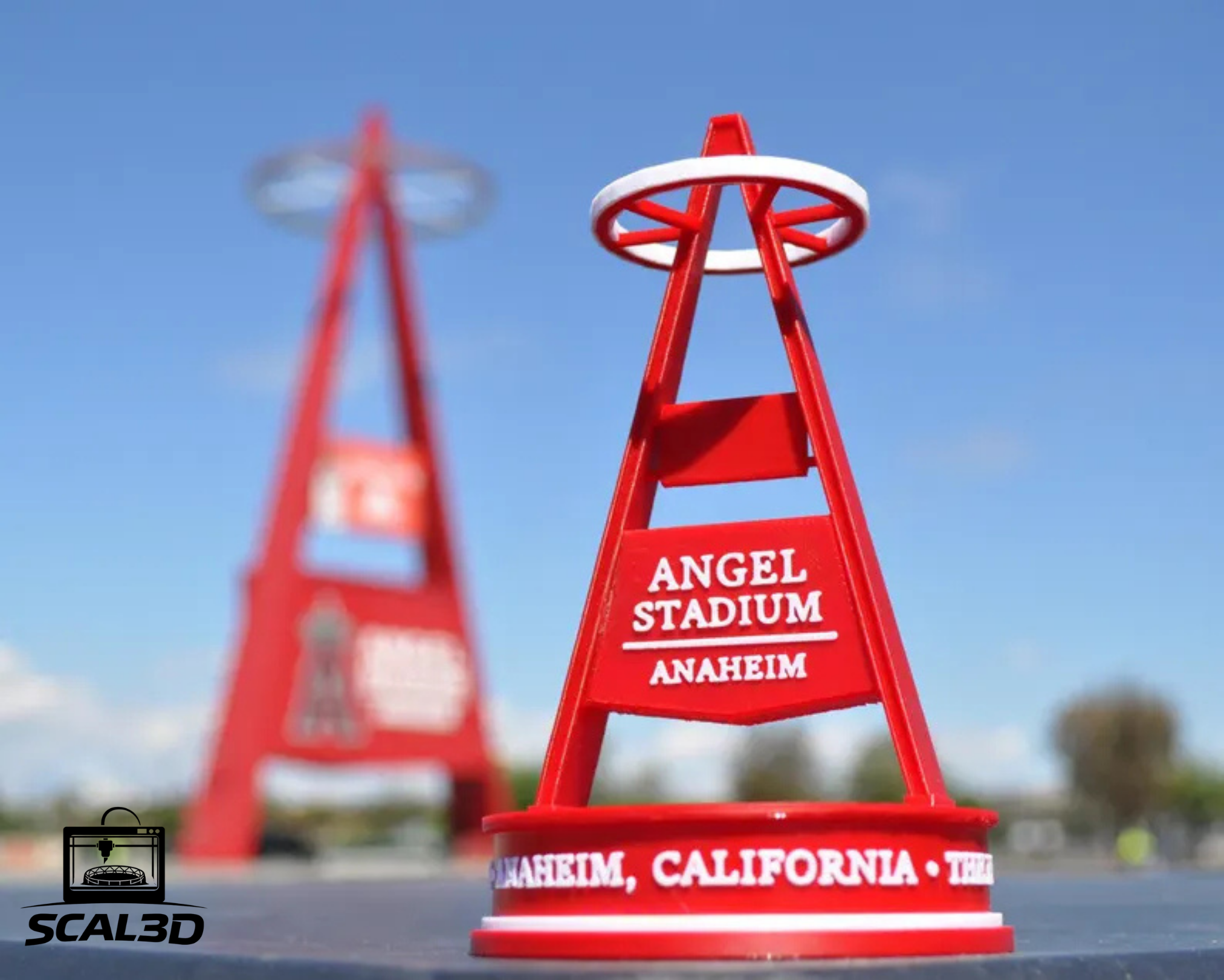 The Big A - Angel Stadium Replica (3D Printed)