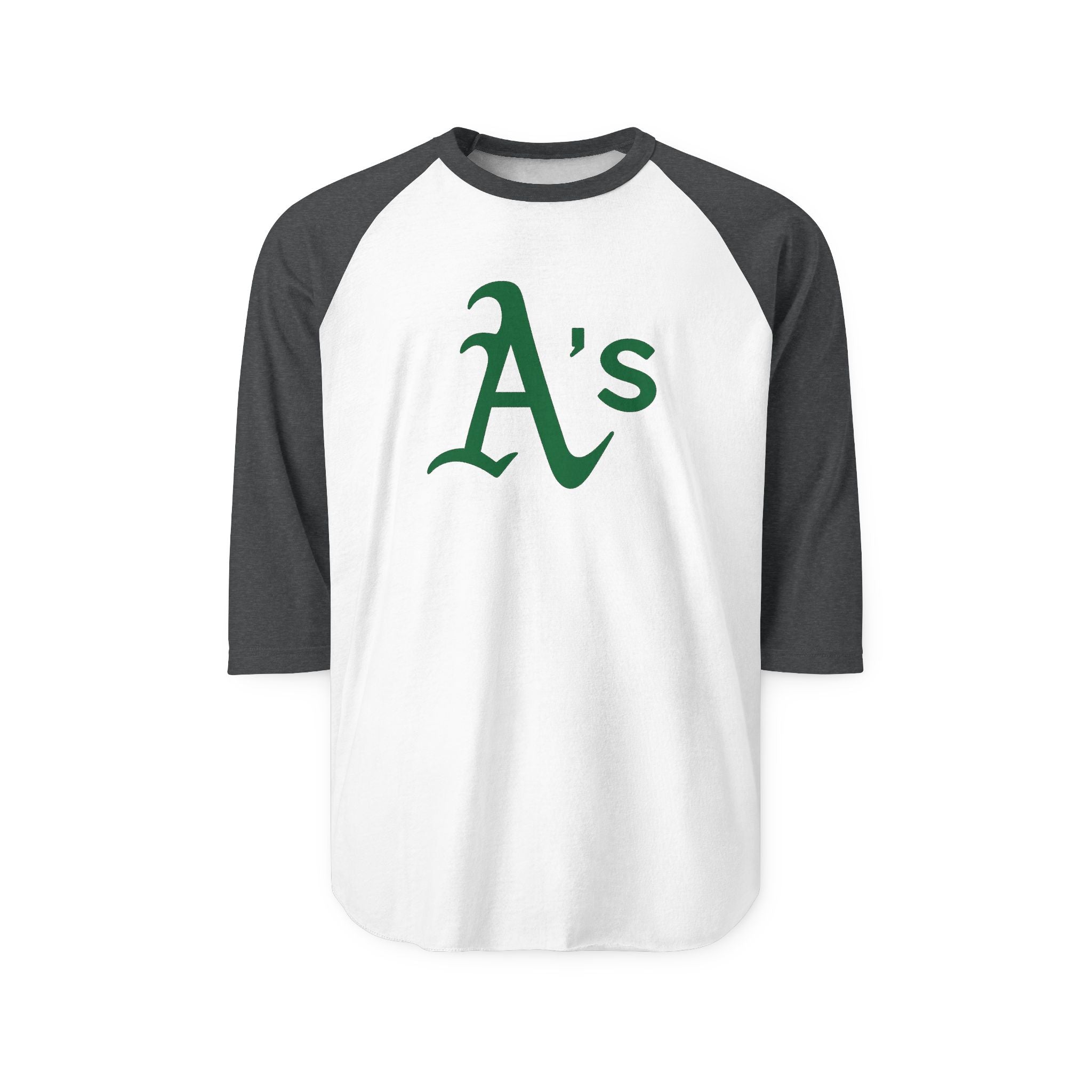 Athletic A's Raglan Shirt — Vintage Baseball