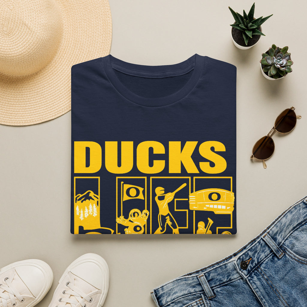 Ducks Vintage Photo Tee — Retro Black & White Duck Graphic T-Shirt - Oregon Ducks