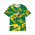 Ducks All-Over Print Men's Sports Jersey — Green & Yellow Team Tee