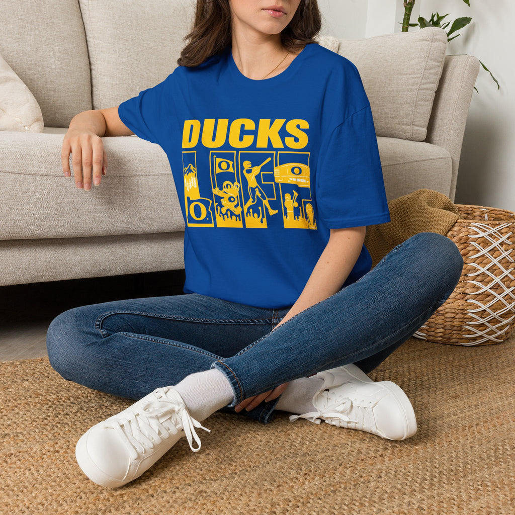 Ducks Vintage Photo Tee — Retro Black & White Duck Graphic T-Shirt - Oregon Ducks