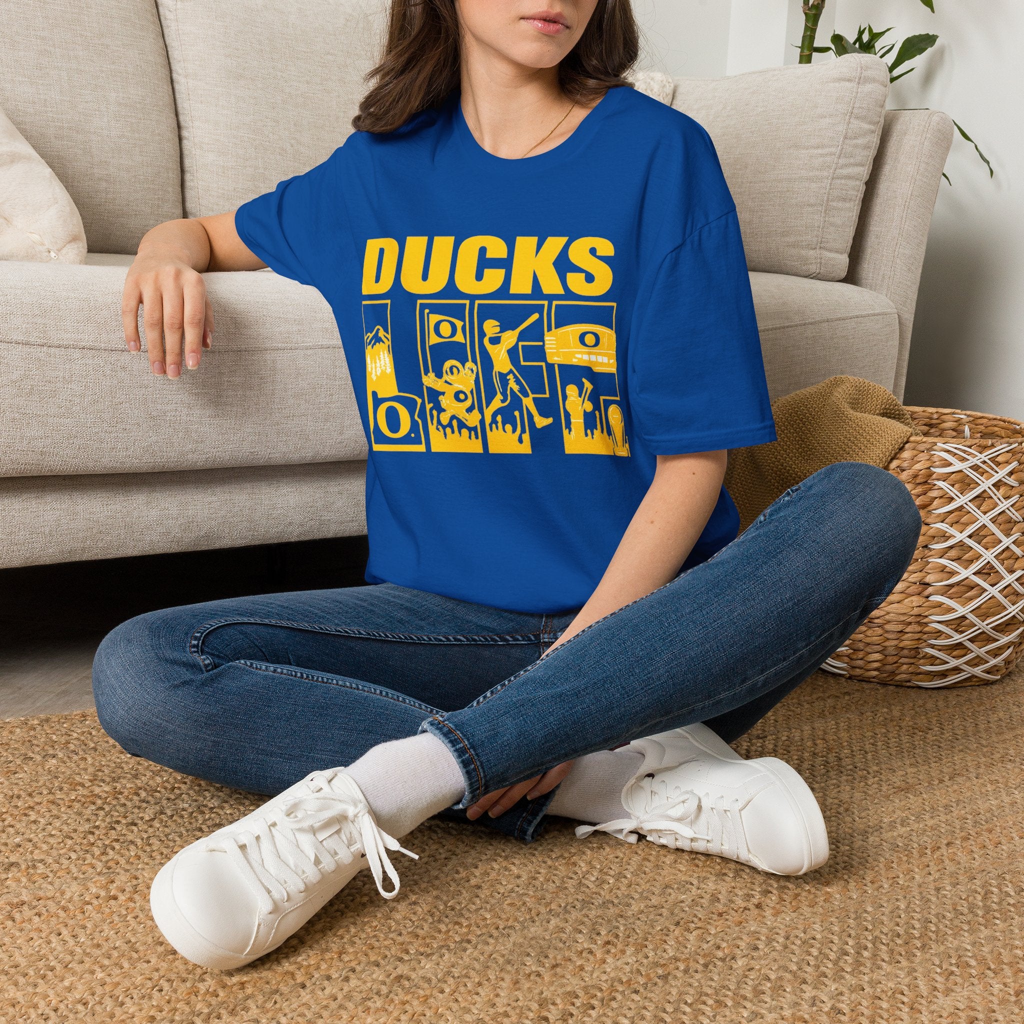 Ducks Vintage Photo Tee — Retro Black & White Duck Graphic T-Shirt - Oregon Ducks