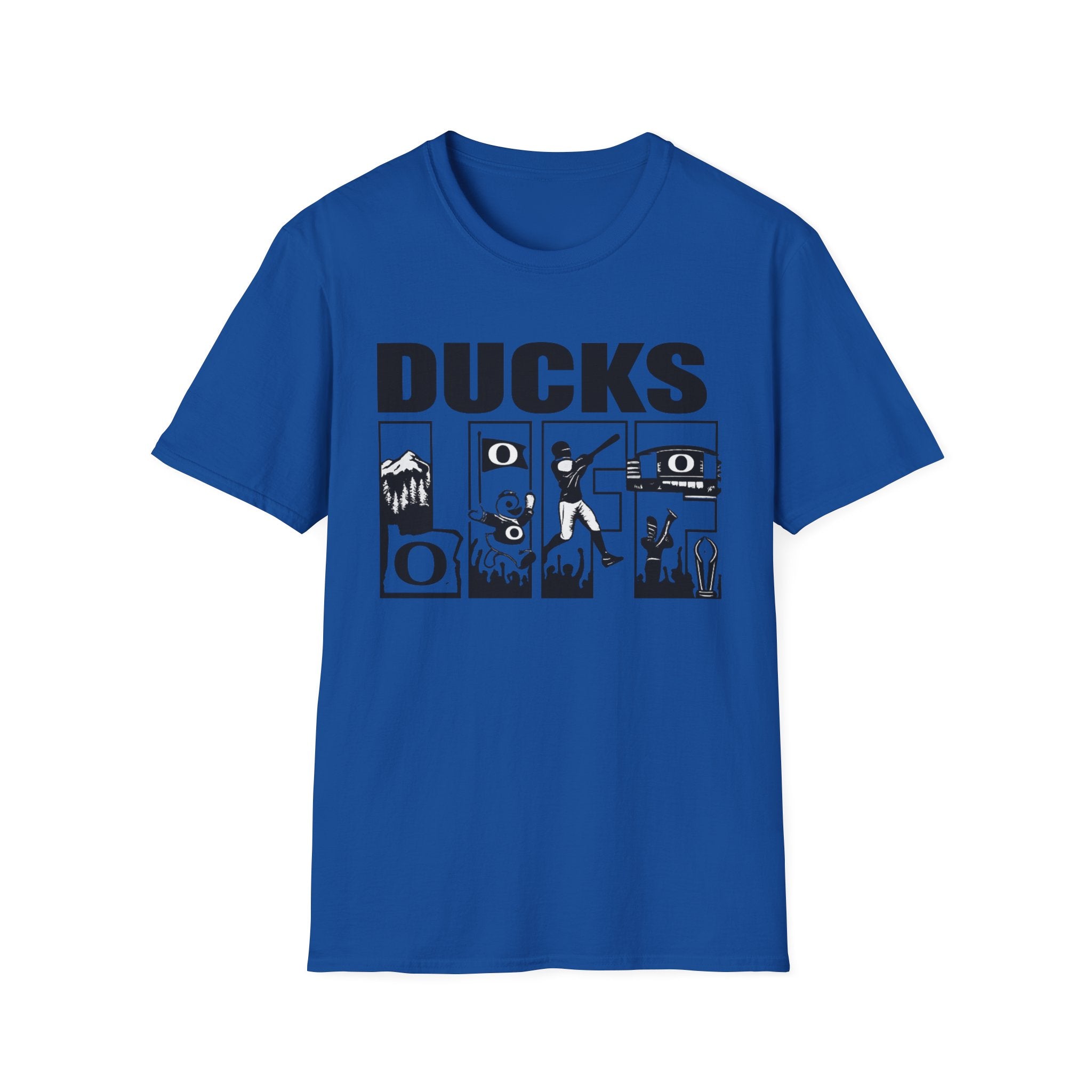 Ducks Vintage Photo Tee — Retro Black & White Duck Graphic T-Shirt