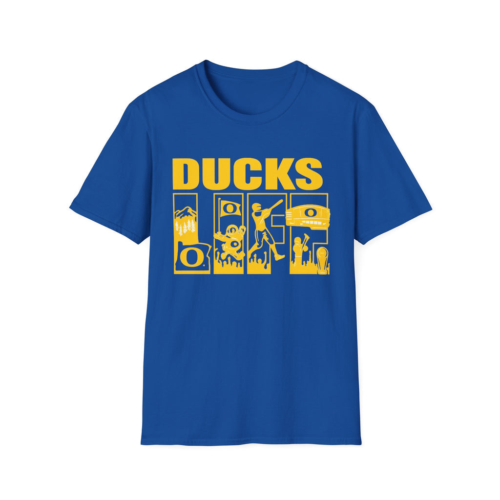 Ducks Vintage Photo Tee — Retro Black & White Duck Graphic T-Shirt - Oregon Ducks
