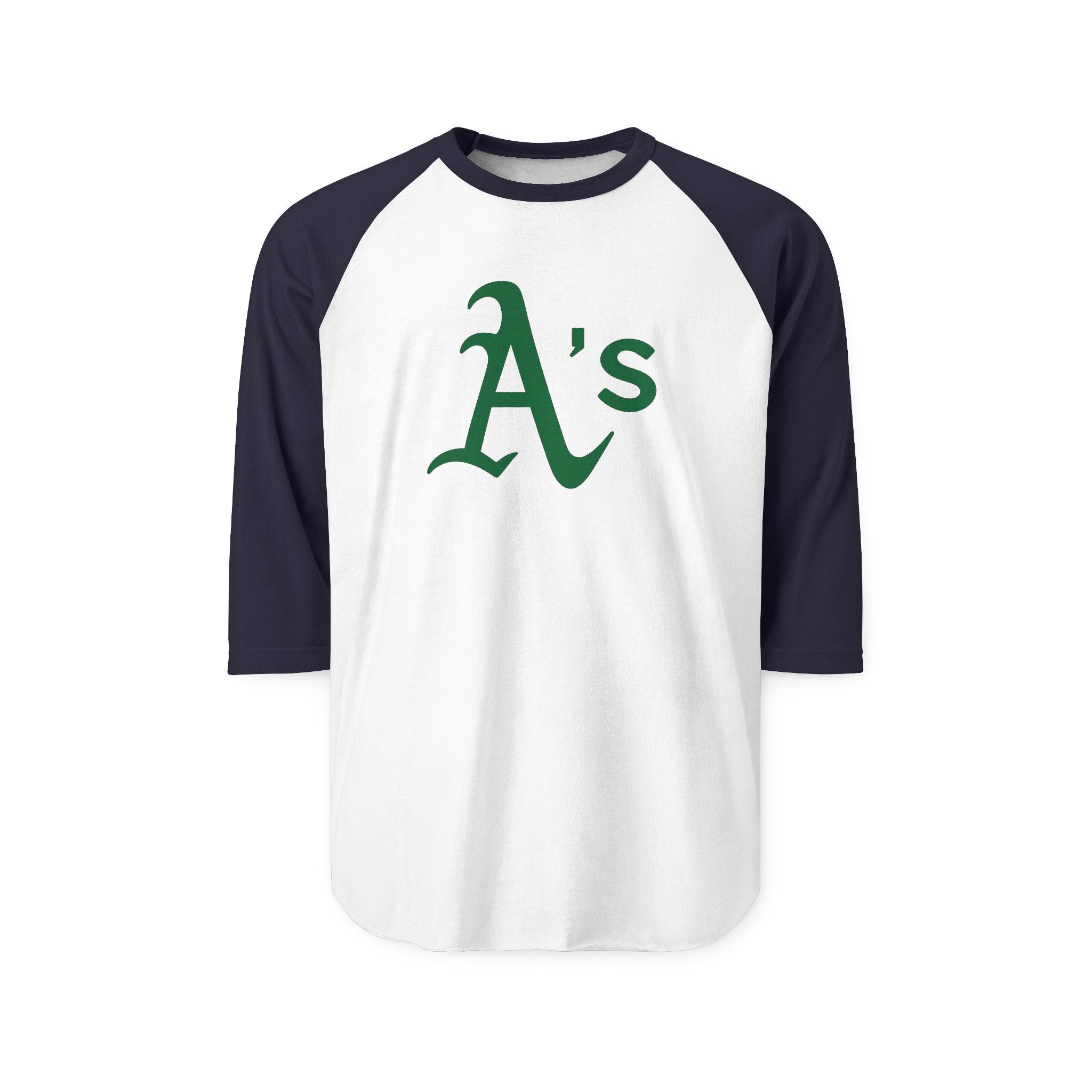 Athletic A's Raglan Shirt — Vintage Baseball