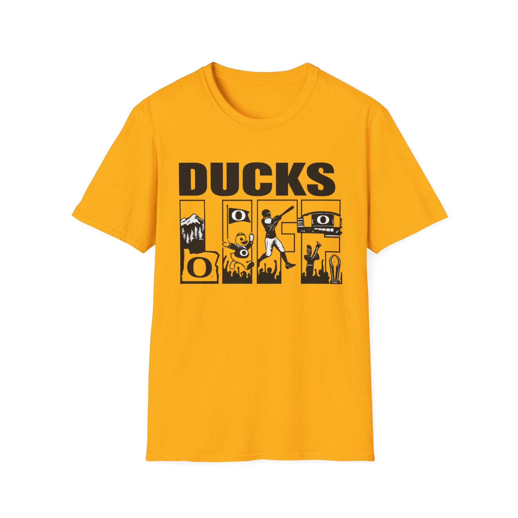 Ducks Vintage Photo Tee — Retro Black & White Duck Graphic T-Shirt