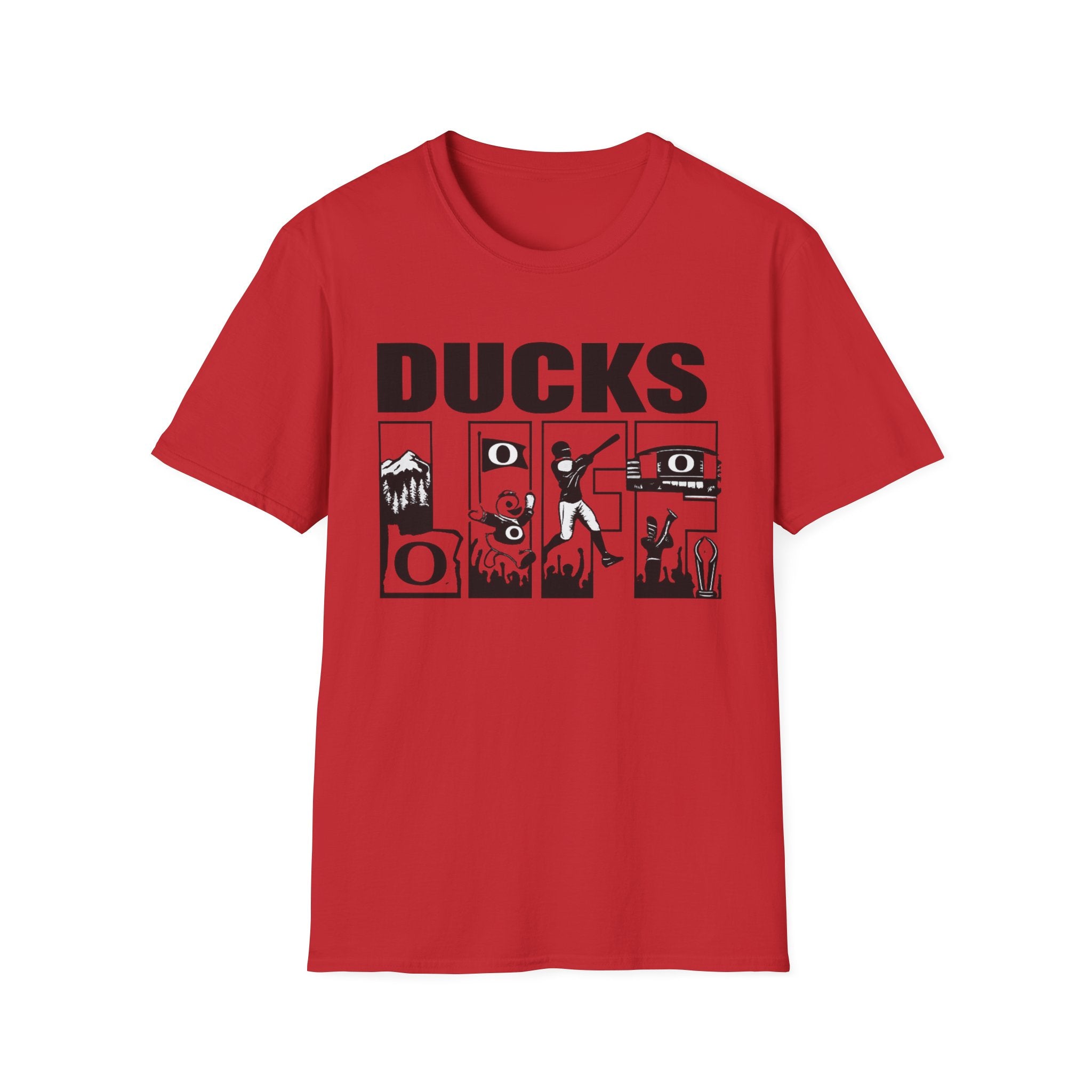 Ducks Vintage Photo Tee — Retro Black & White Duck Graphic T-Shirt