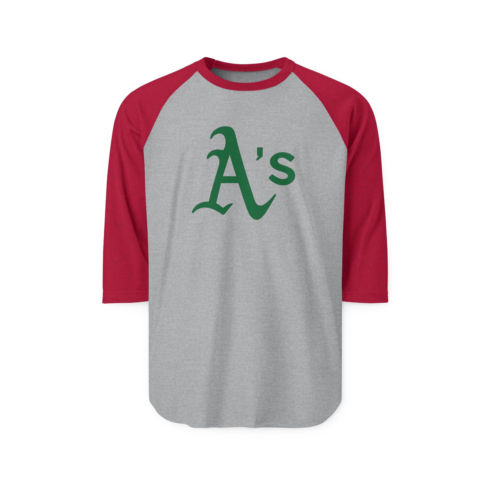 Athletic A's Raglan Shirt — Vintage Baseball