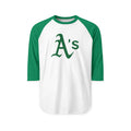 Athletic A's Raglan Shirt — Vintage Baseball