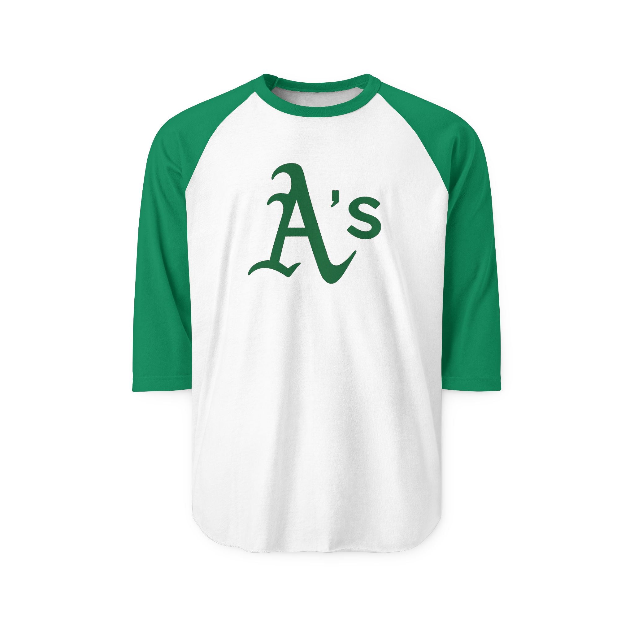 Athletic A's Raglan Shirt — Vintage Baseball