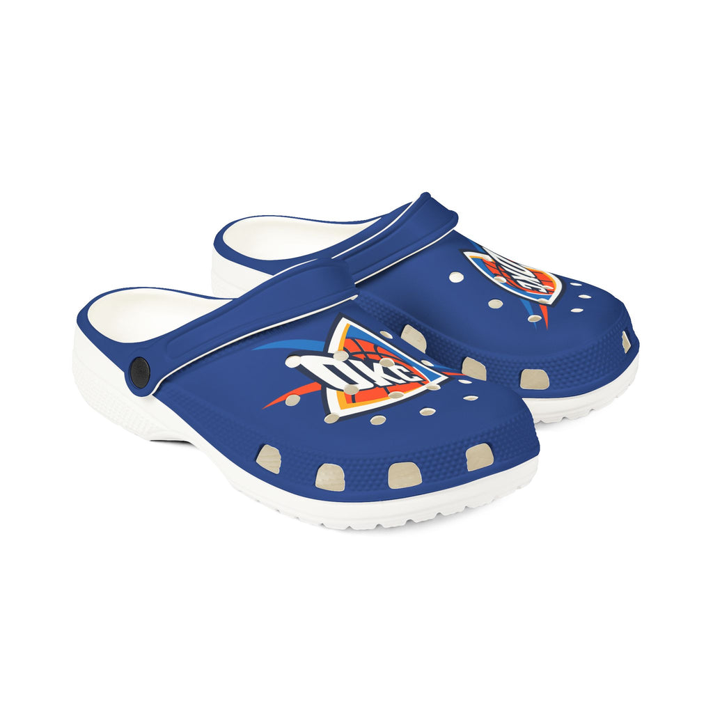 Oklahoma city thunder   Clog Shoes – Team Logo EVA Foam Slip-Ons