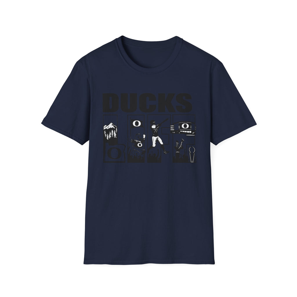 Ducks Vintage Photo Tee — Retro Black & White Duck Graphic T-Shirt