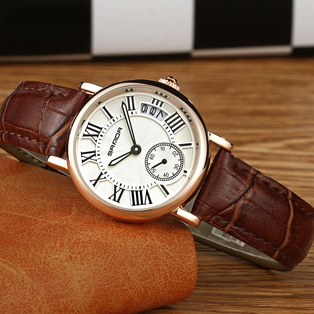 Watch women's waterproof delicate belt women