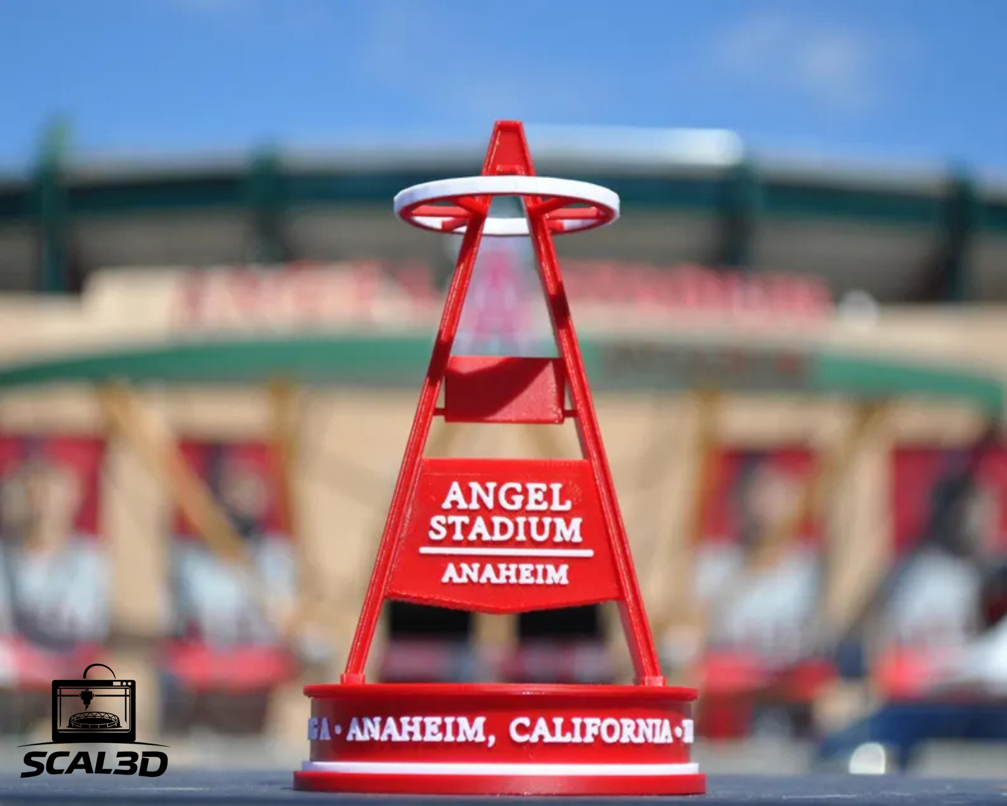 The Big A - Angel Stadium Replica (3D Printed)