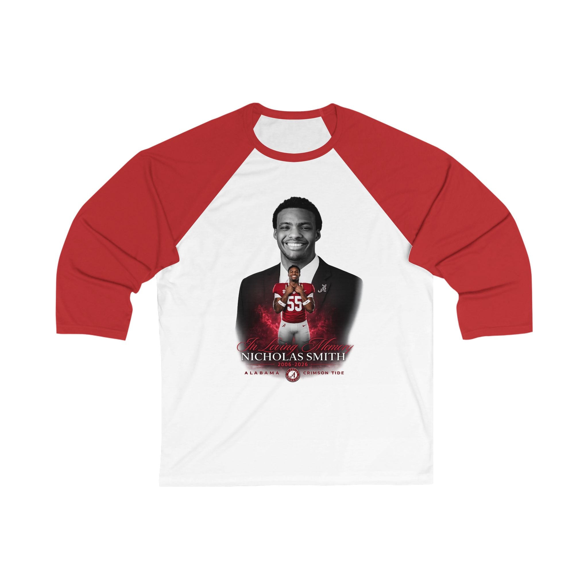 Nicholas Smith 55' Tribute Raglan