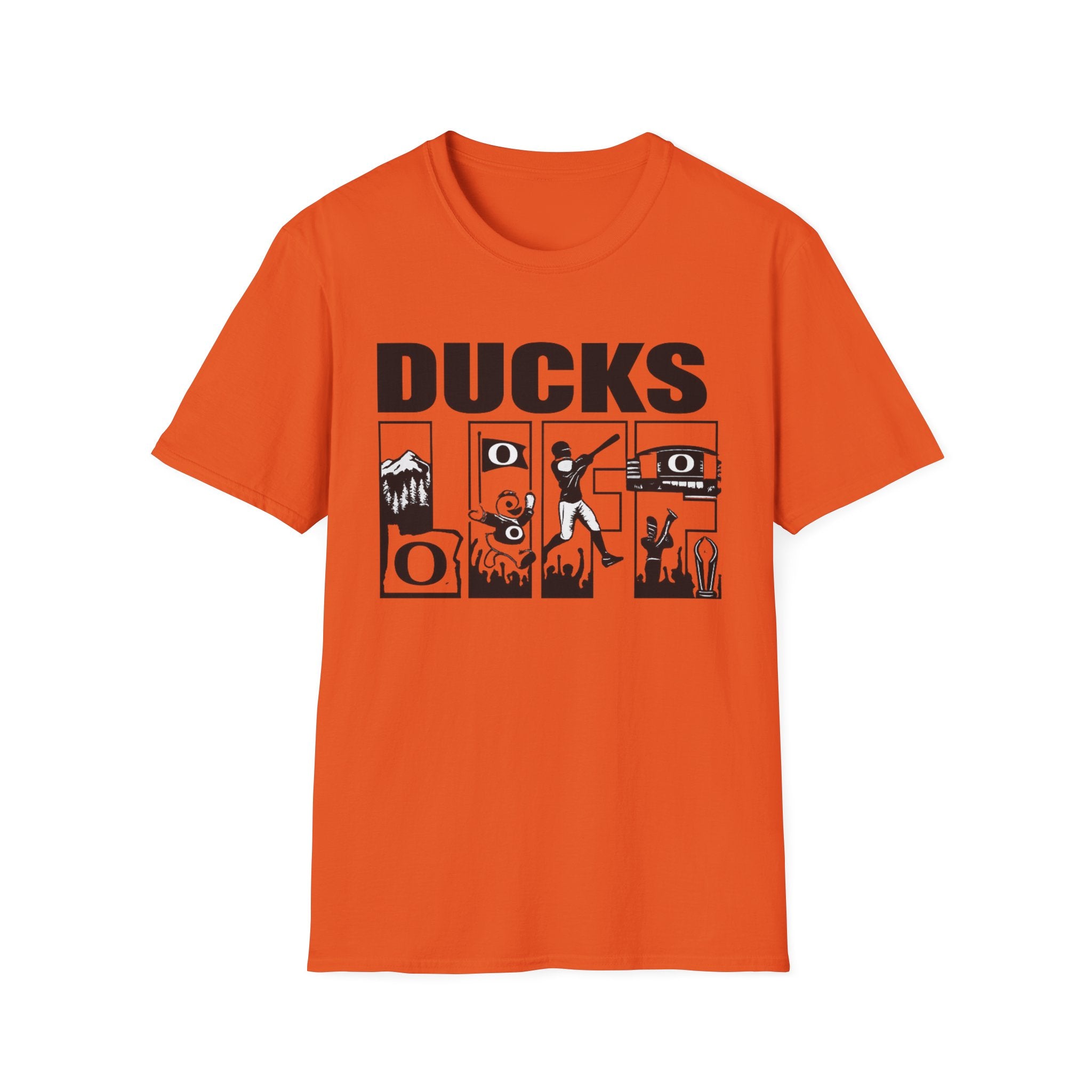 Ducks Vintage Photo Tee — Retro Black & White Duck Graphic T-Shirt