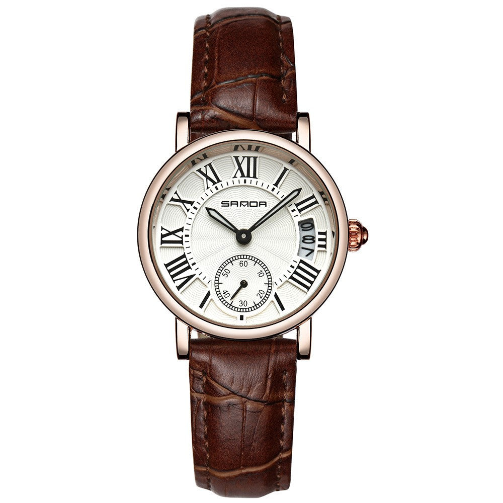 Watch women's waterproof delicate belt women