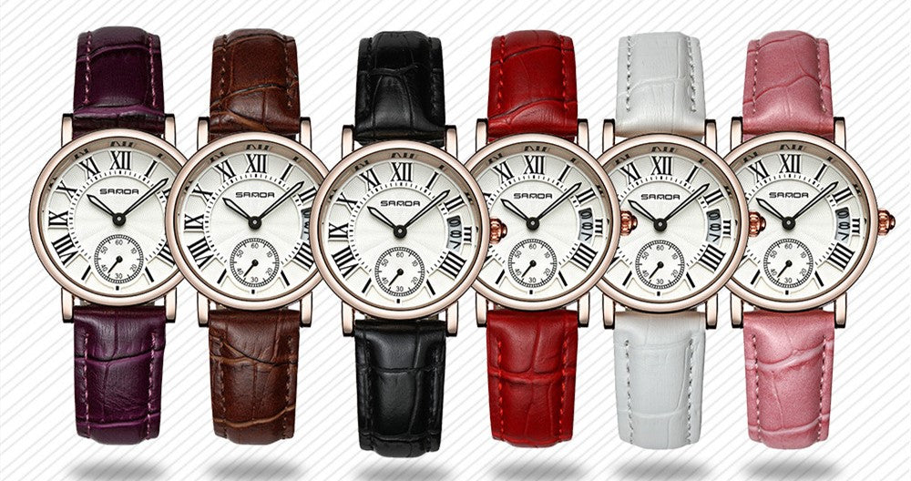 Watch women's waterproof delicate belt women