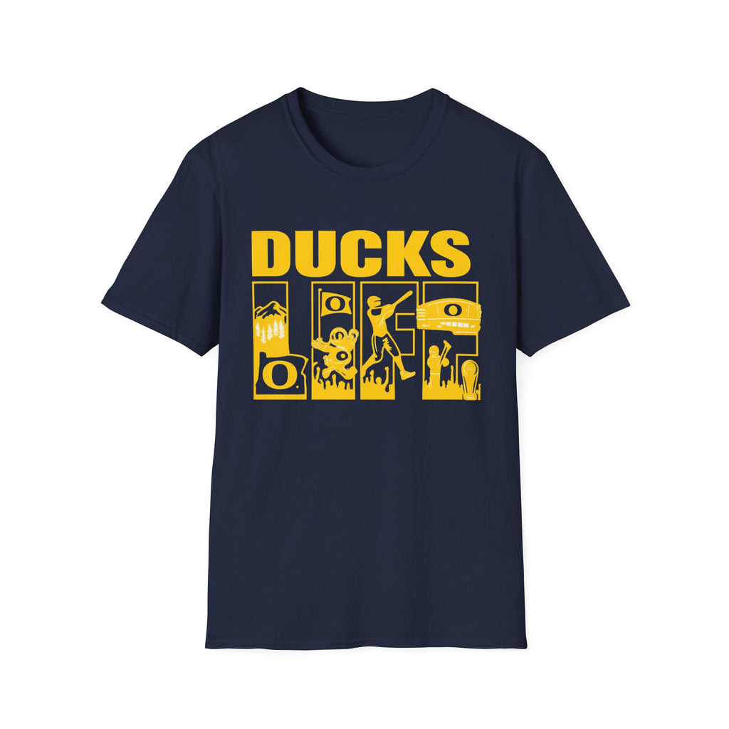 Ducks Vintage Photo Tee — Retro Black & White Duck Graphic T-Shirt - Oregon Ducks