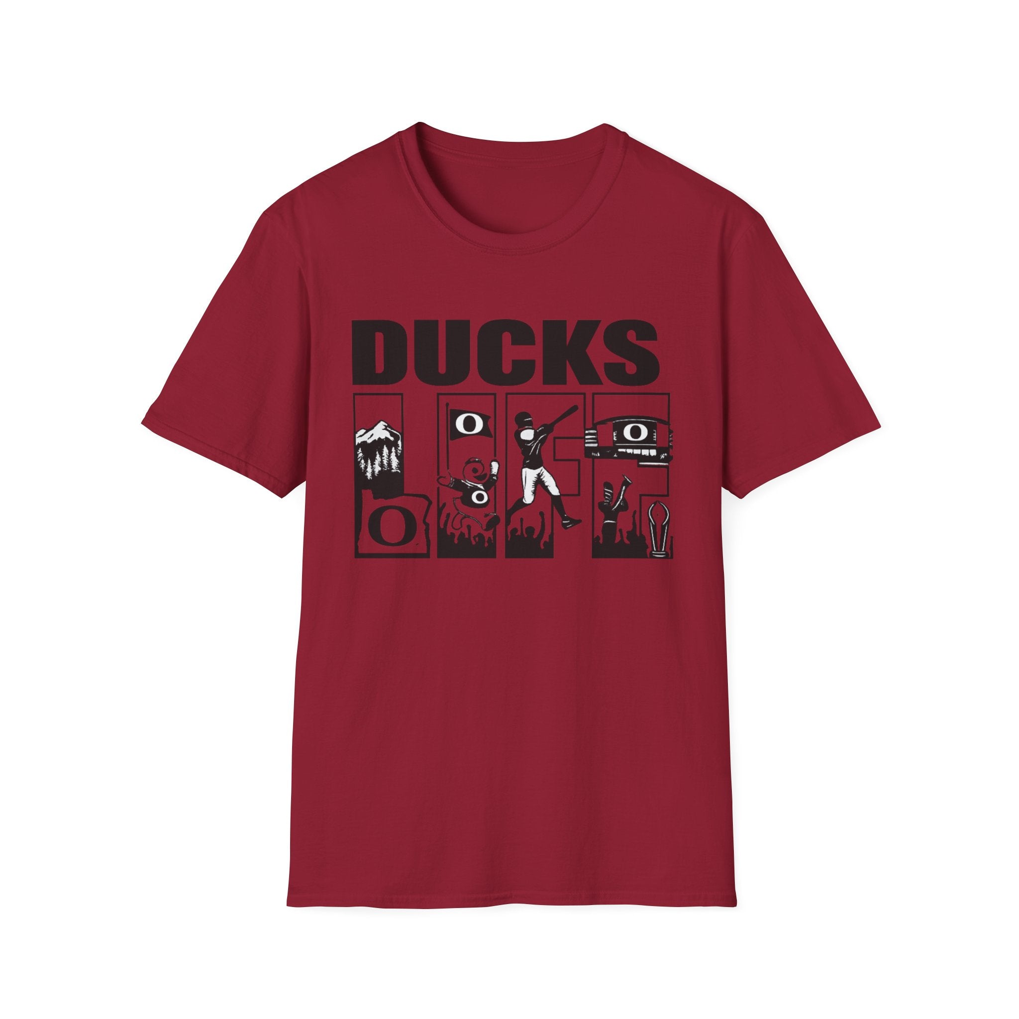 Ducks Vintage Photo Tee — Retro Black & White Duck Graphic T-Shirt