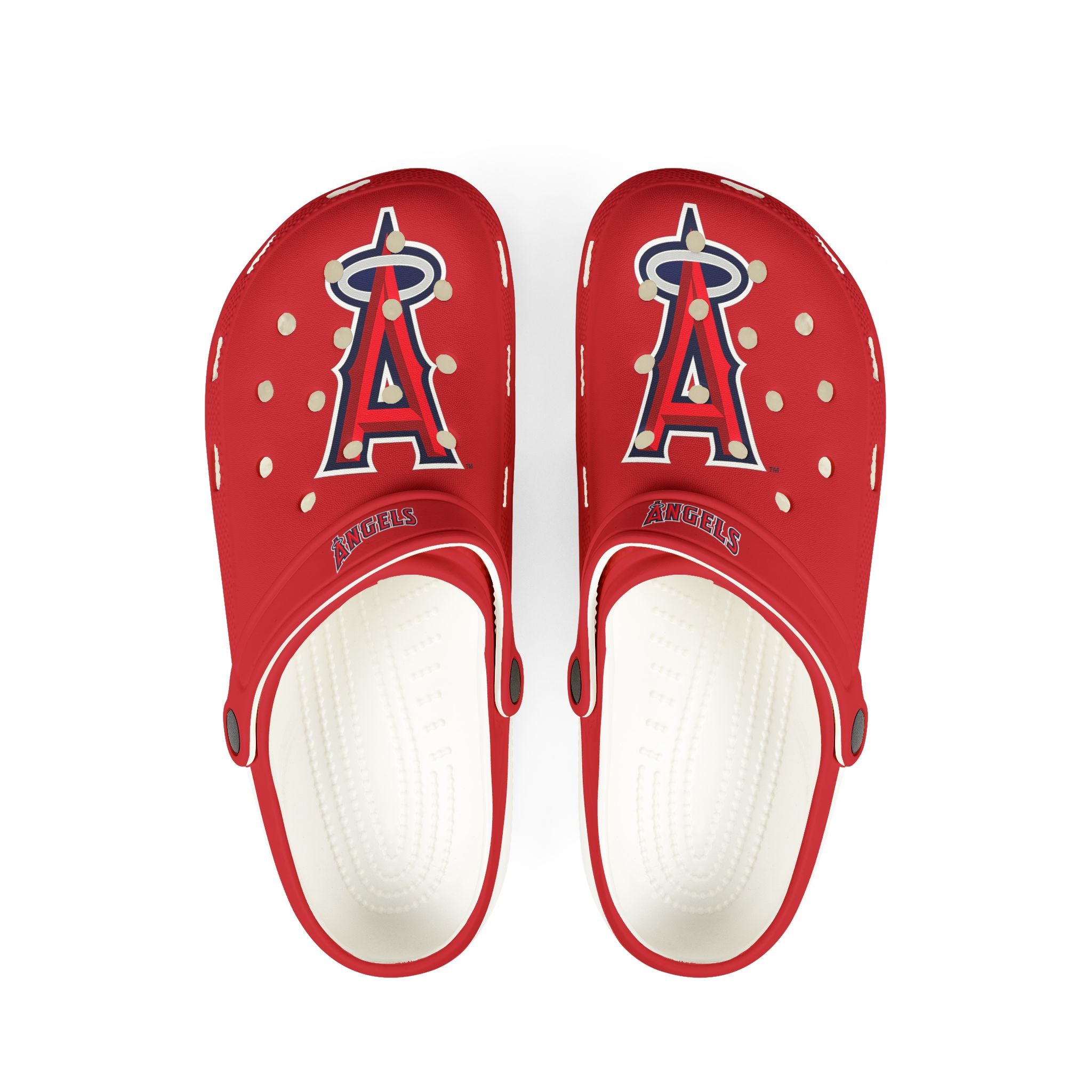 Anaheim Angeles  Clog Shoes – Team Logo EVA Foam Slip-Ons