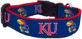 Collegiate  dog collar kansas jayhawks
