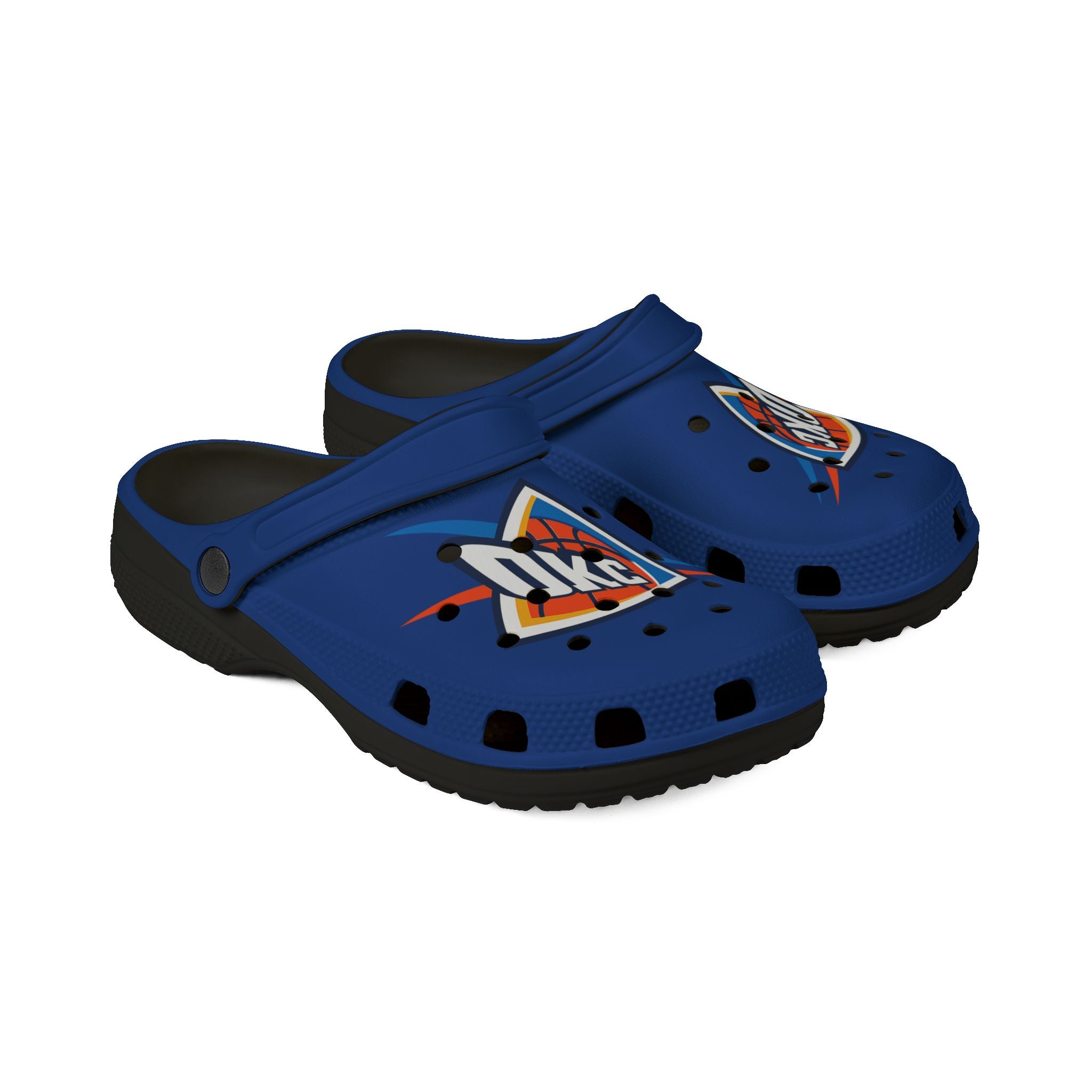 Oklahoma city thunder   Clog Shoes – Team Logo EVA Foam Slip-Ons