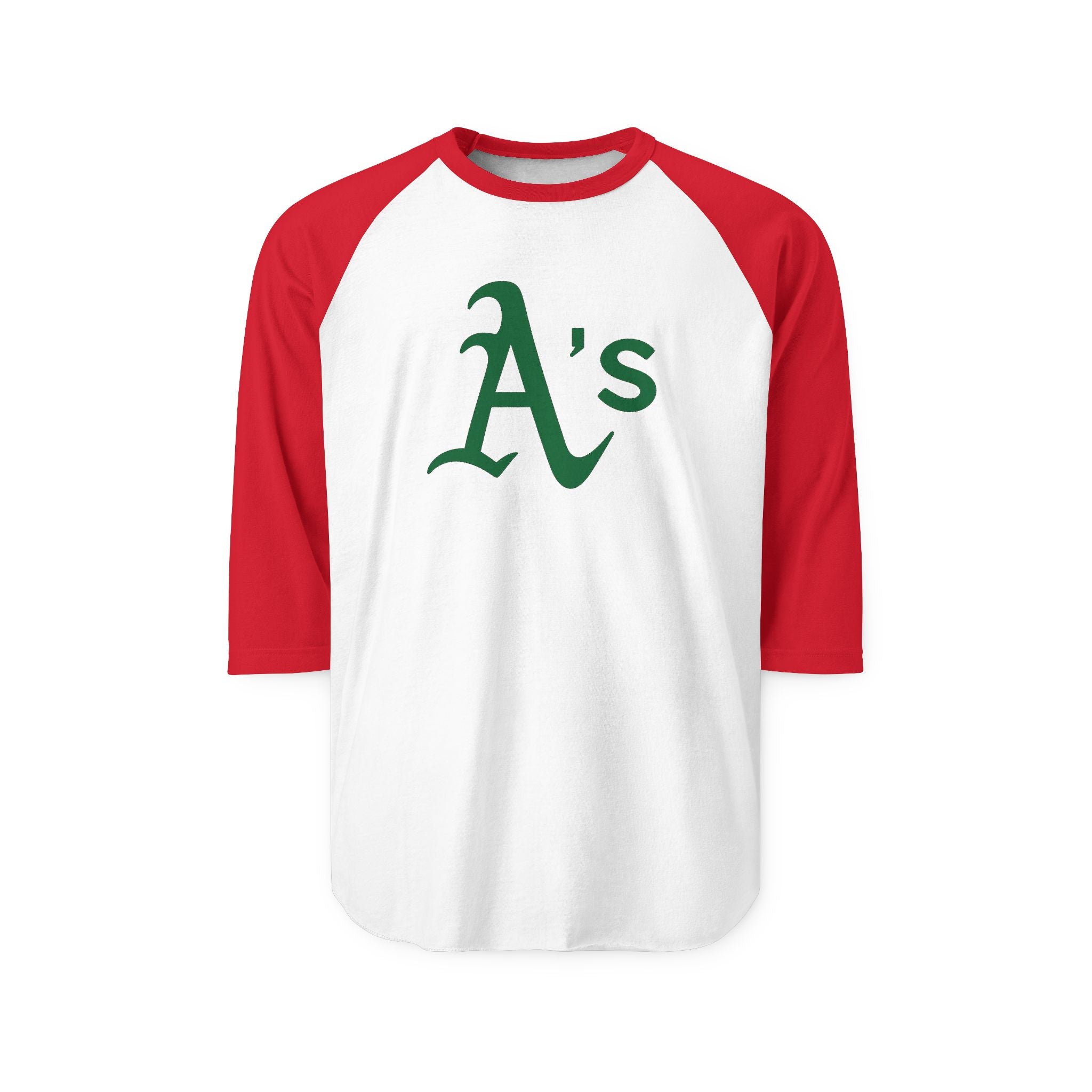 Athletic A's Raglan Shirt — Vintage Baseball