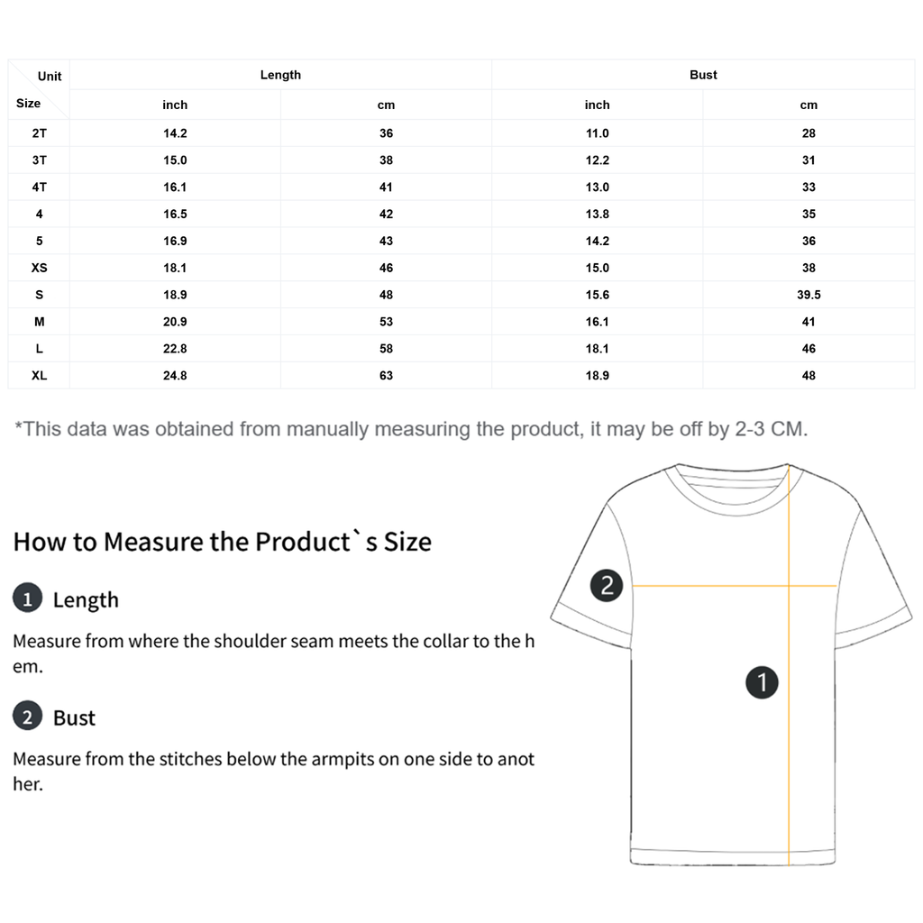 DTG 2 Sides Print Unisex Cotton Kids 16 Colors Short Sleeve T-Shirt