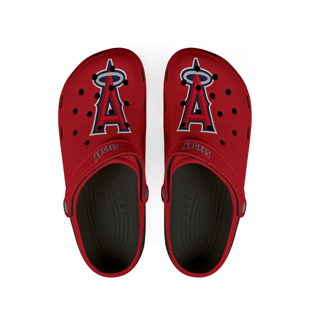 Anaheim Angeles  Clog Shoes – Team Logo EVA Foam Slip-Ons