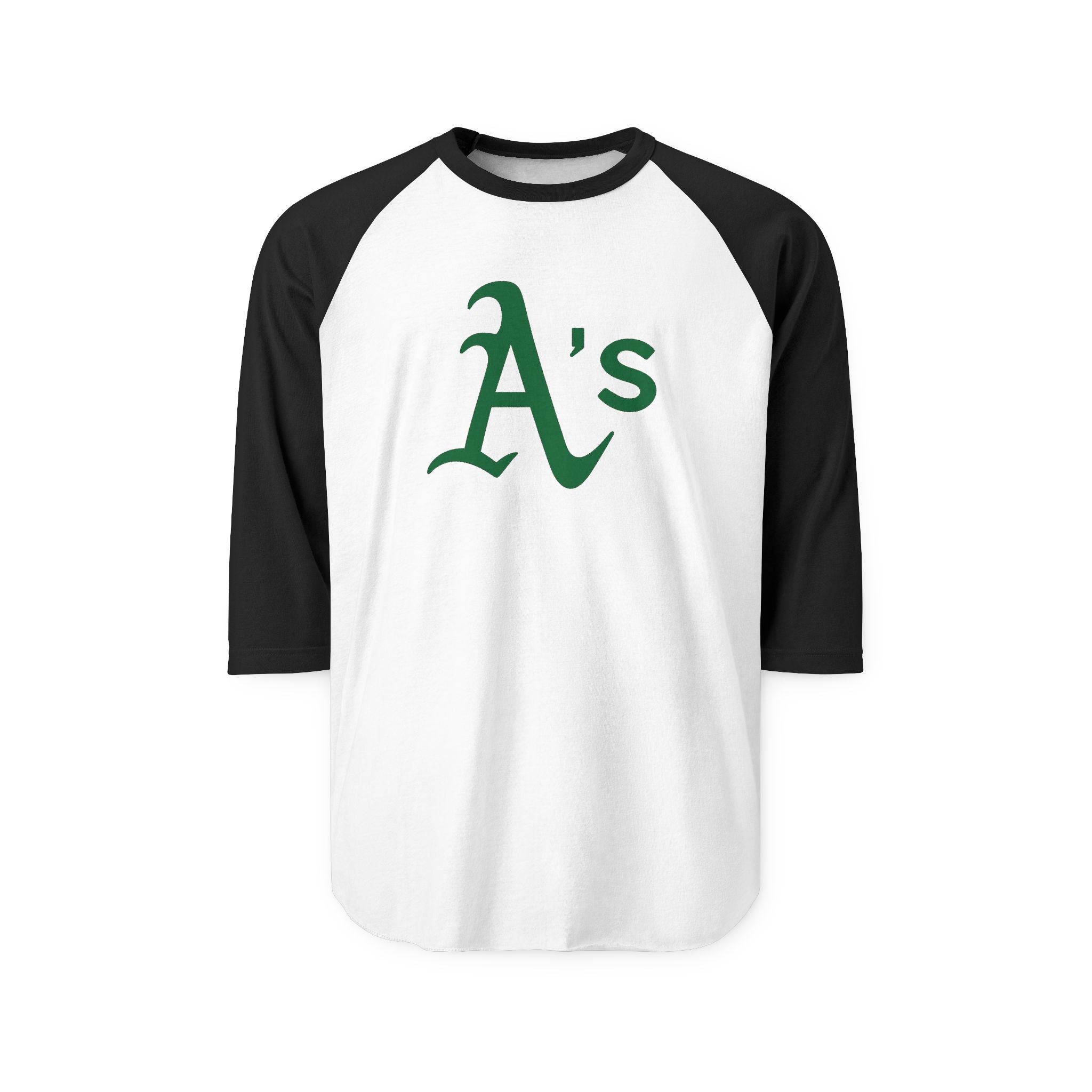 Athletic A's Raglan Shirt — Vintage Baseball