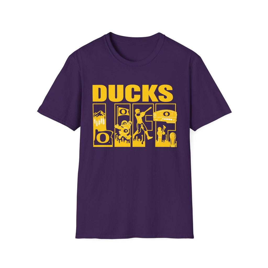 Ducks Vintage Photo Tee — Retro Black & White Duck Graphic T-Shirt - Oregon Ducks