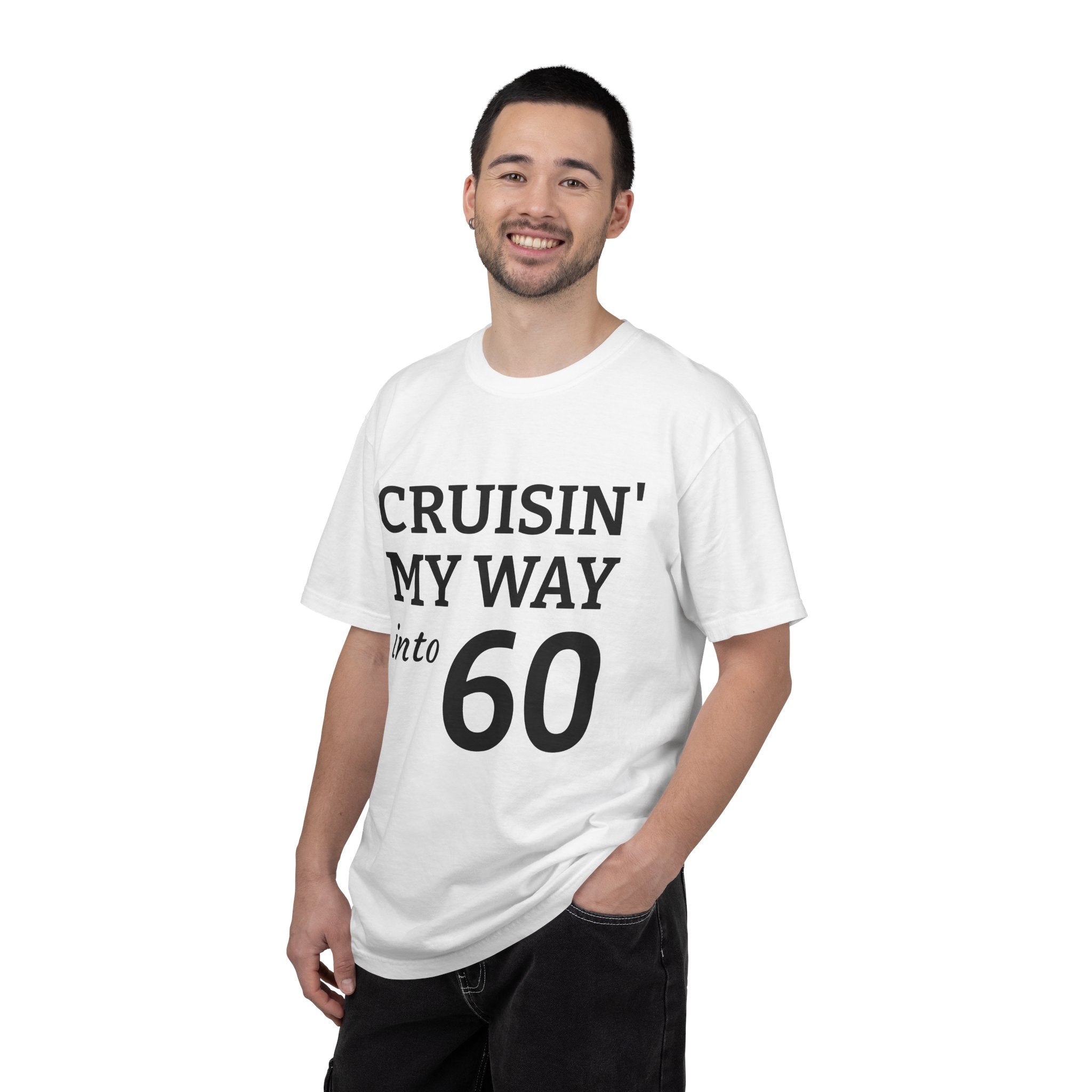 Cruisin' My Way Into 60 T-Shirt — 60th Birthday Celebration Tee