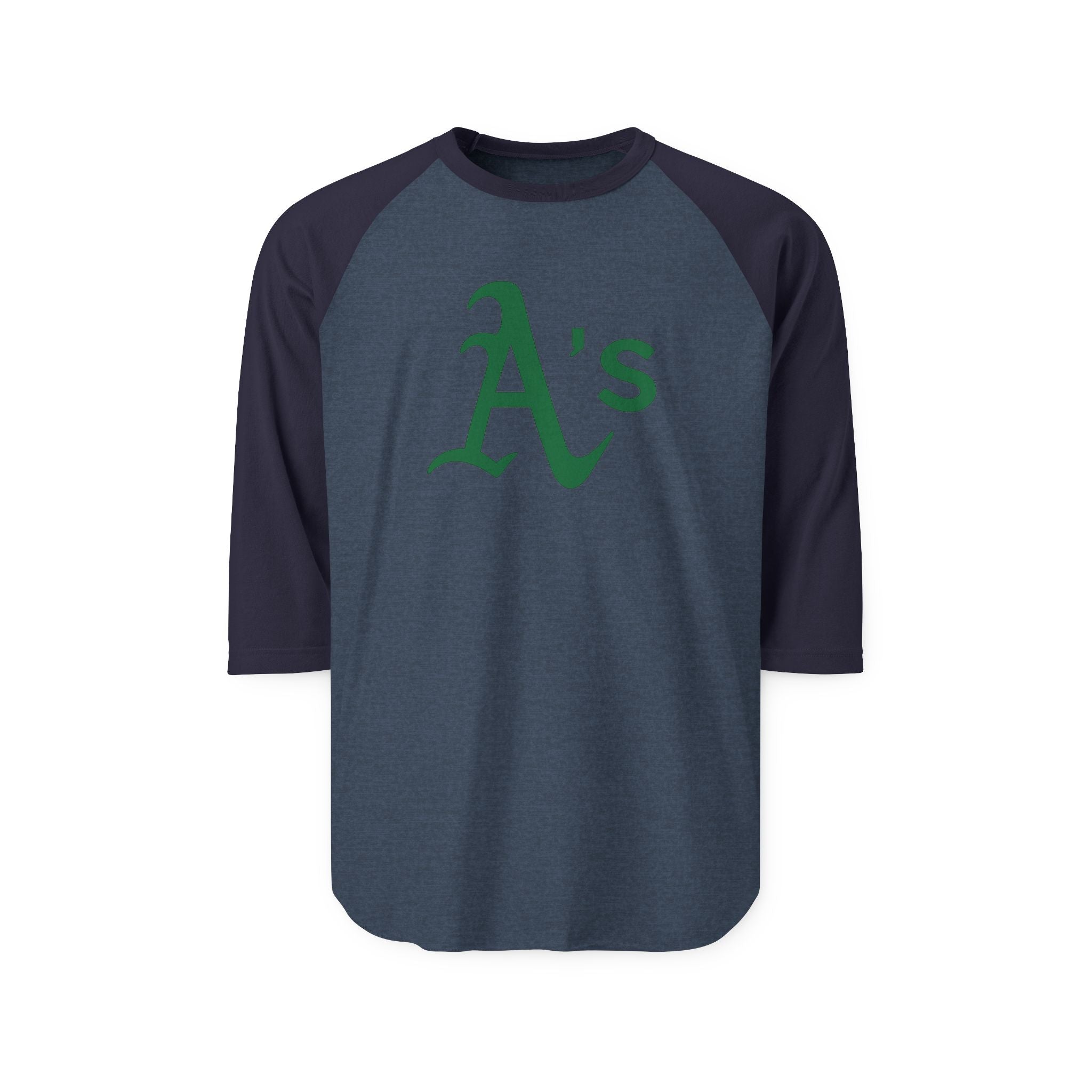 Athletic A's Raglan Shirt — Vintage Baseball