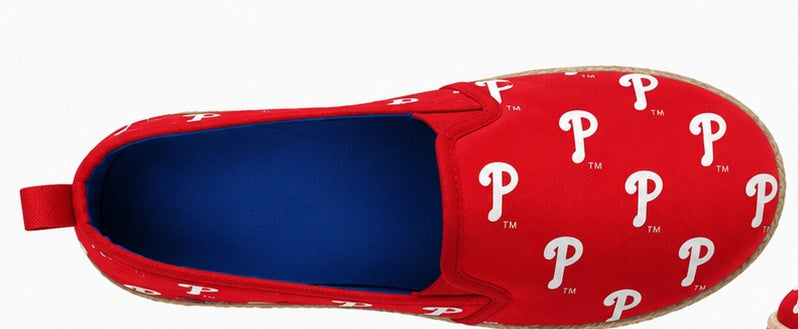 Philadaphia  phillies Women's Espadrille Canvas Shoes