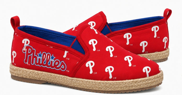 Philadaphia  phillies Women's Espadrille Canvas Shoes