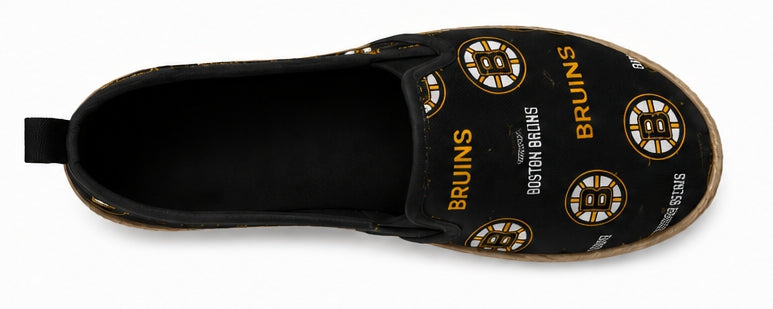 Boston bruins Women's Espadrille Canvas Shoes