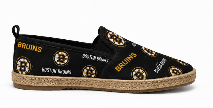 Boston bruins Women's Espadrille Canvas Shoes