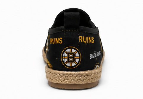 Boston bruins Women's Espadrille Canvas Shoes