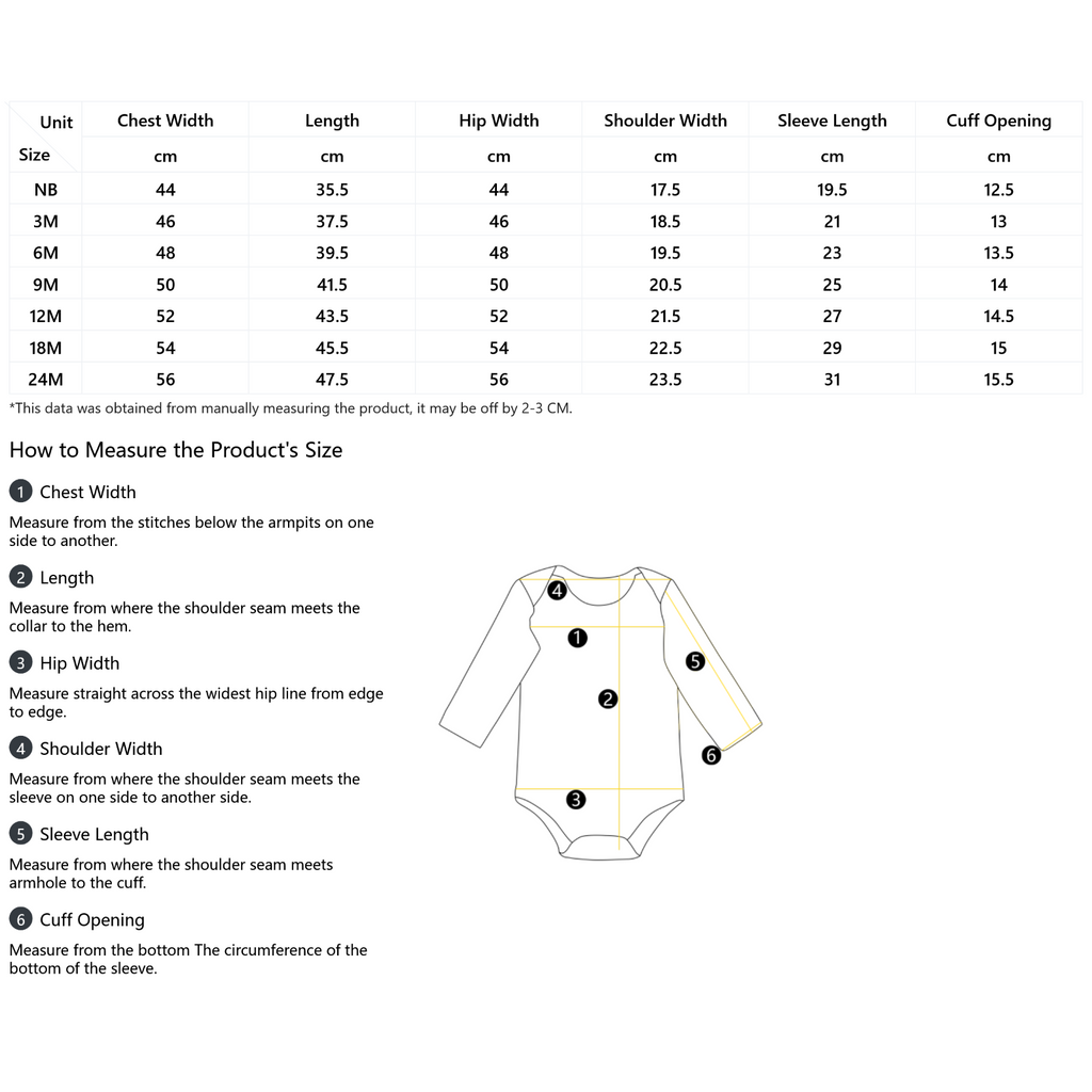 Golden State Unisex Cotton Baby Long Sleeve Bodysuit